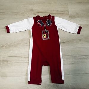 Scuderia Ferrari Red and White 12/18months vintage F1